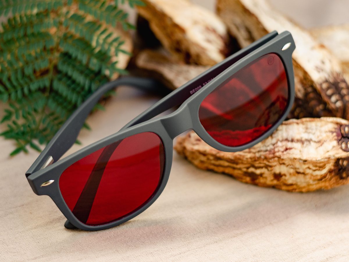 Gafas Samaná con cristal rojas