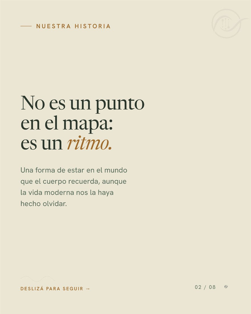 No es un punto en el mapa: es un ritmo