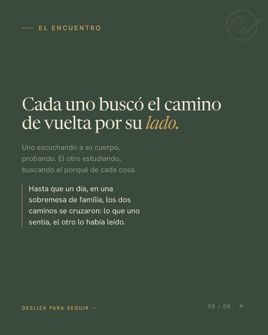 Cada uno buscó el camino de vuelta