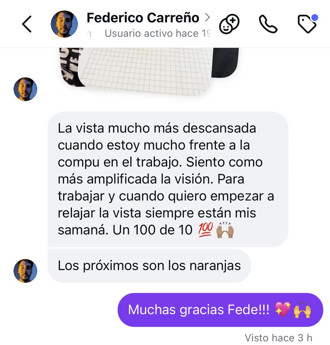Reseña real de Fede C.