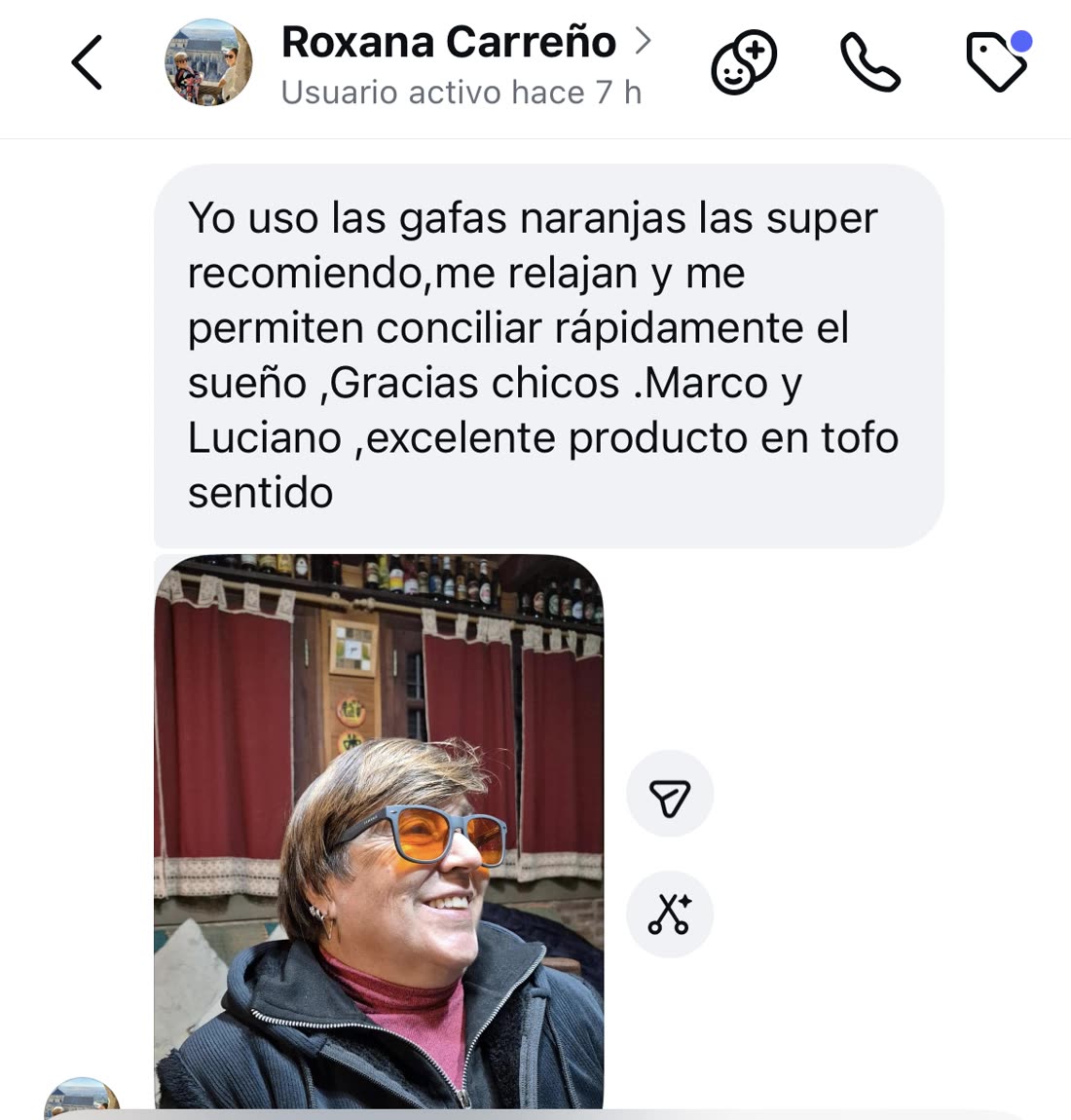 Reseña real de Roxana C.